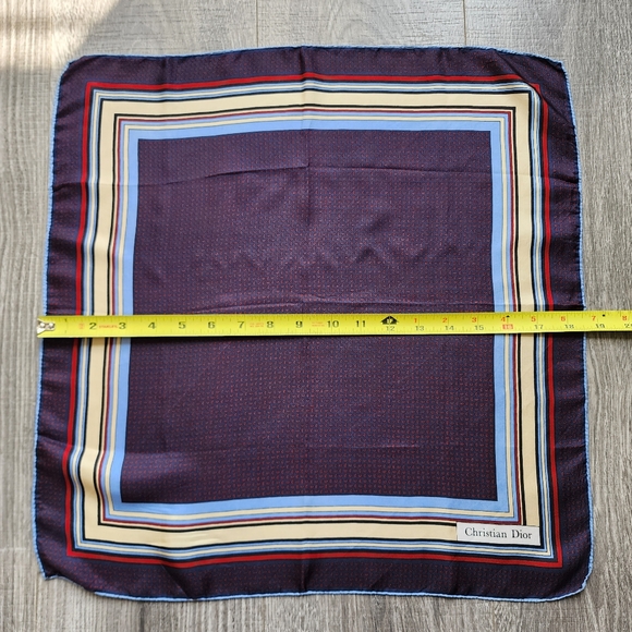 Christian Dior Silk Bandana Small - Picture 9 of 11
